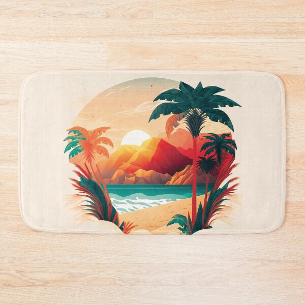 Item preview, Landscape ocean palm tree_gor#2 designed and sold by FunArt4You.