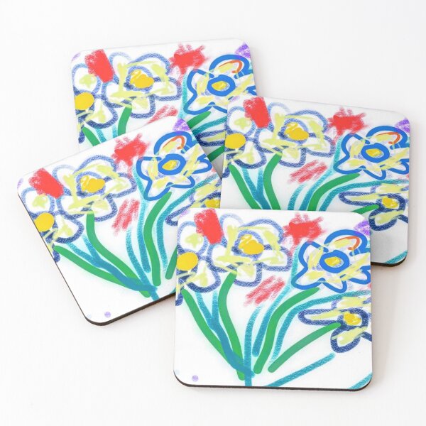Item preview, Colorful daisies  designed and sold by Tonyasartprints.