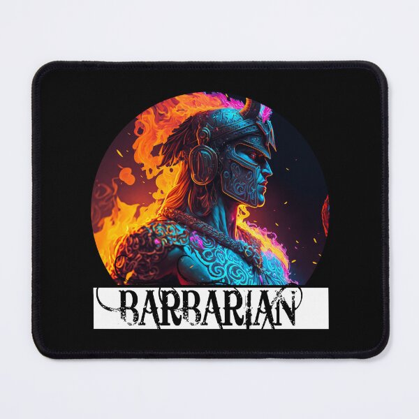 Item preview, RPG Barbarian Class Neon designed and sold by FantasyRealmOP.