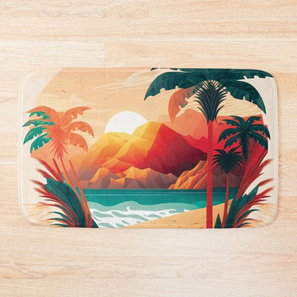Item preview, Landscape ocean palm tree#2 designed and sold by FunArt4You.