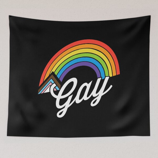 Item preview, Gay LGBT Progress Pride Rainbow Flag Rally Pride Month designed and sold by QueenOfPrint.