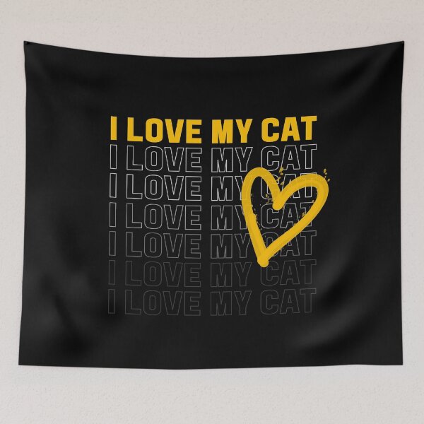Item preview, I LOVE MY CAT designed and sold by RagWeasel.