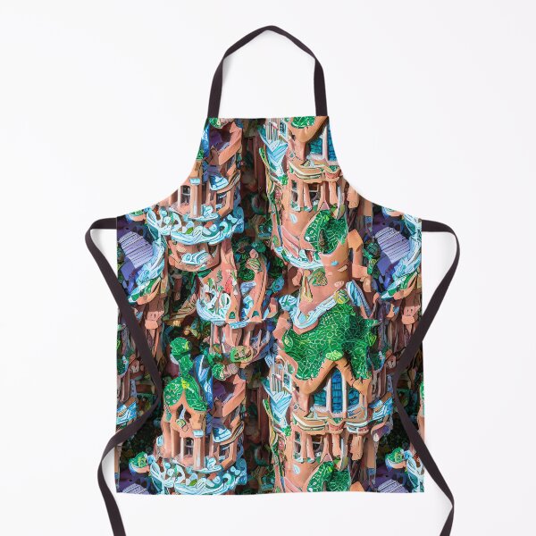 Item preview, Artsy Houses - Seamless Pattern designed and sold by Chubuter.