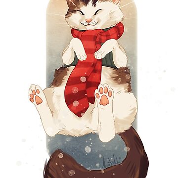 Artwork thumbnail, Happy Holidays - Murdock the Cat by PencilCat