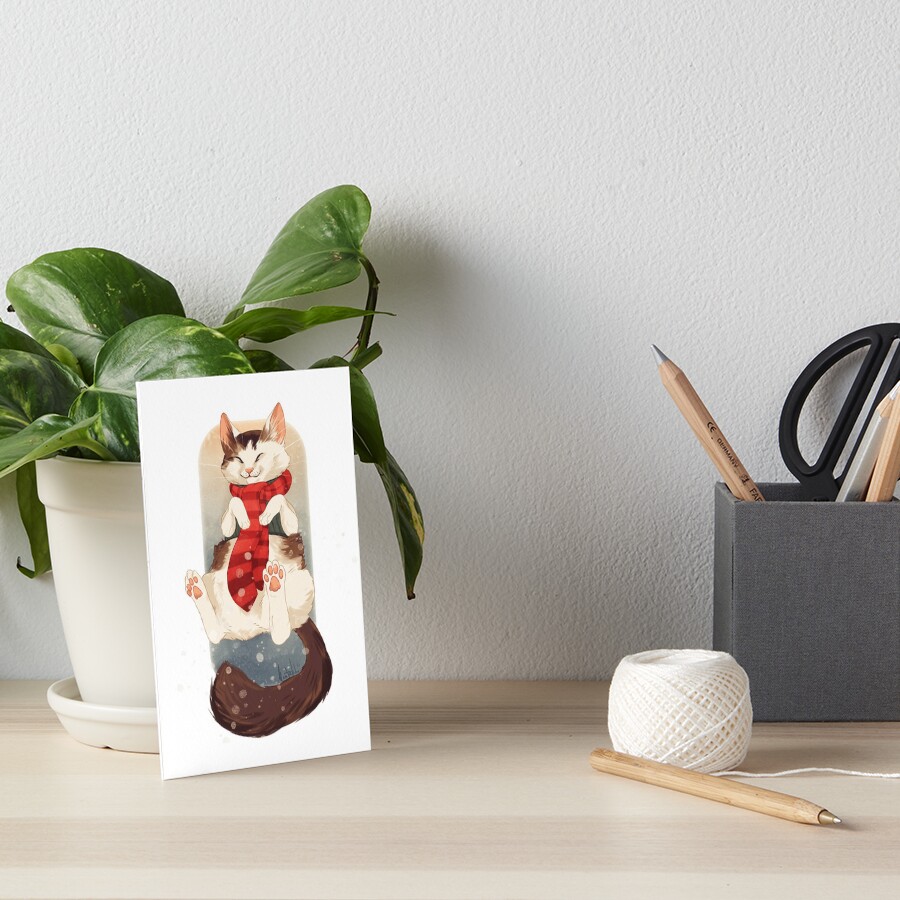 Item preview, Art Board Print designed and sold by PencilCat.