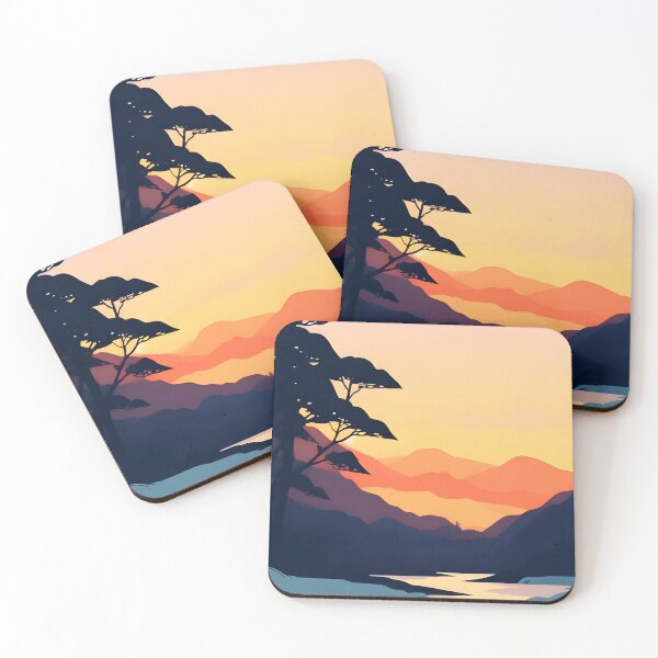 Item preview, Minimalist Landscape Blue Tone: A Stunning Addition to Your Home Decor designed and sold by supeart.