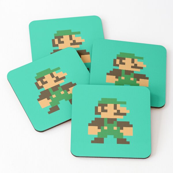 Item preview, 8-bit Super M pixel graphic (green) designed and sold by doubleplott.