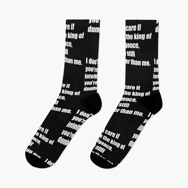 Item preview, I don't care if you're the king of intelligence, you're still dumber than me. - Shuntaro Chishiya designed and sold by SubtleSplit.