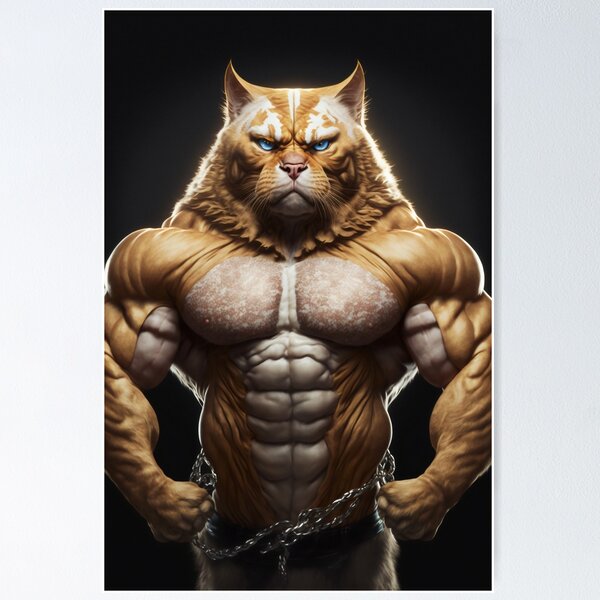 Cat bodybuilder