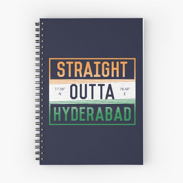 Item preview, Straight Outta Hyderabad | Funny Indian Quotes designed and sold by DrawingBoard.