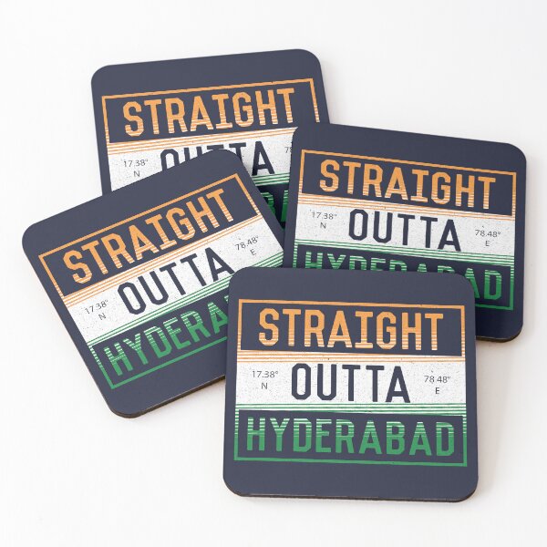 Item preview, Straight Outta Hyderabad | Funny Indian Quotes designed and sold by DrawingBoard.