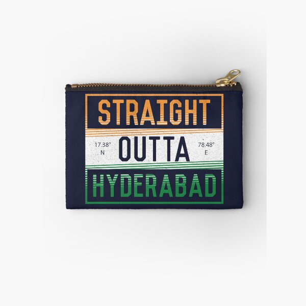 Item preview, Straight Outta Hyderabad | Funny Indian Quotes designed and sold by DrawingBoard.