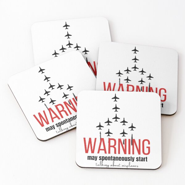 Item preview, Warning May Spontaneously Start Talking About Airplanes  designed and sold by ffstyles.