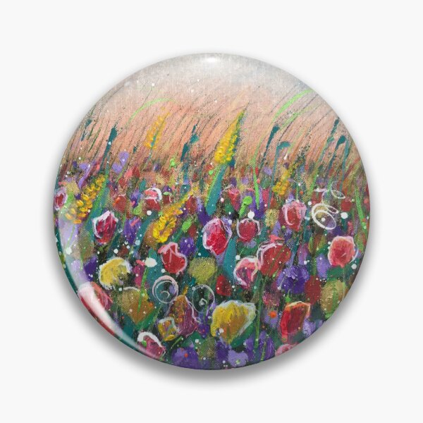 Artikelvorschau, Buntes abstraktes Blumenfeld entworfen und verkauft von AngeleBianchi.