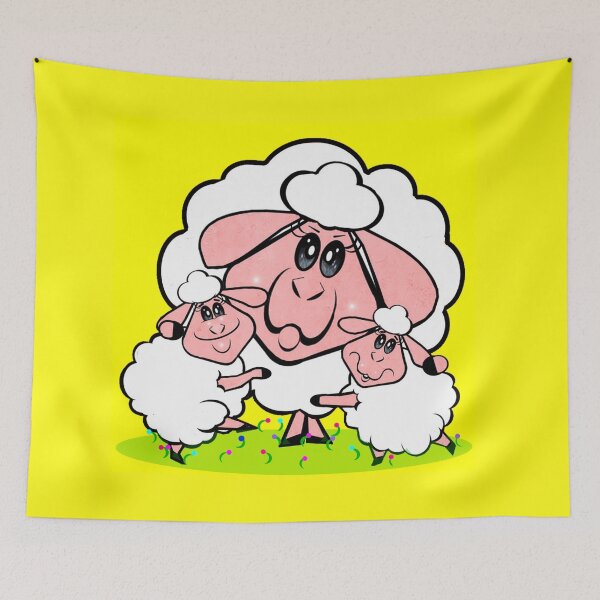 Item preview, A group of sheep  designed and sold by Shirley cute art .