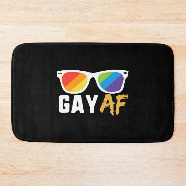 Item preview, Gay AF LGBT Pride Rainbow Sunglasses Rally Pride designed and sold by QueenOfPrint.