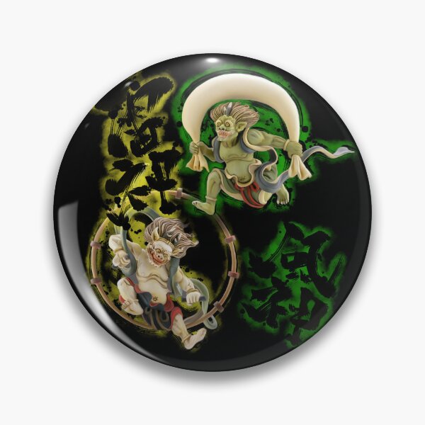 Item preview, Fujin and Raijin designed and sold by izanagi-design.