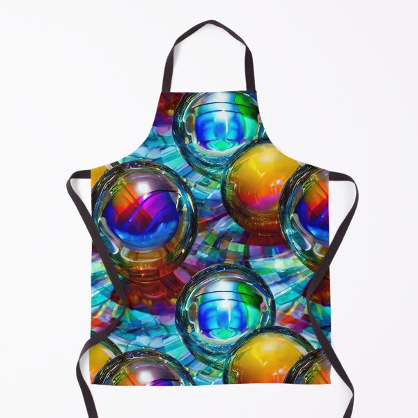 Item preview,   Marble Madness Psychedelic Rainbow 3D Spheres designed and sold by BadassBazaar.
