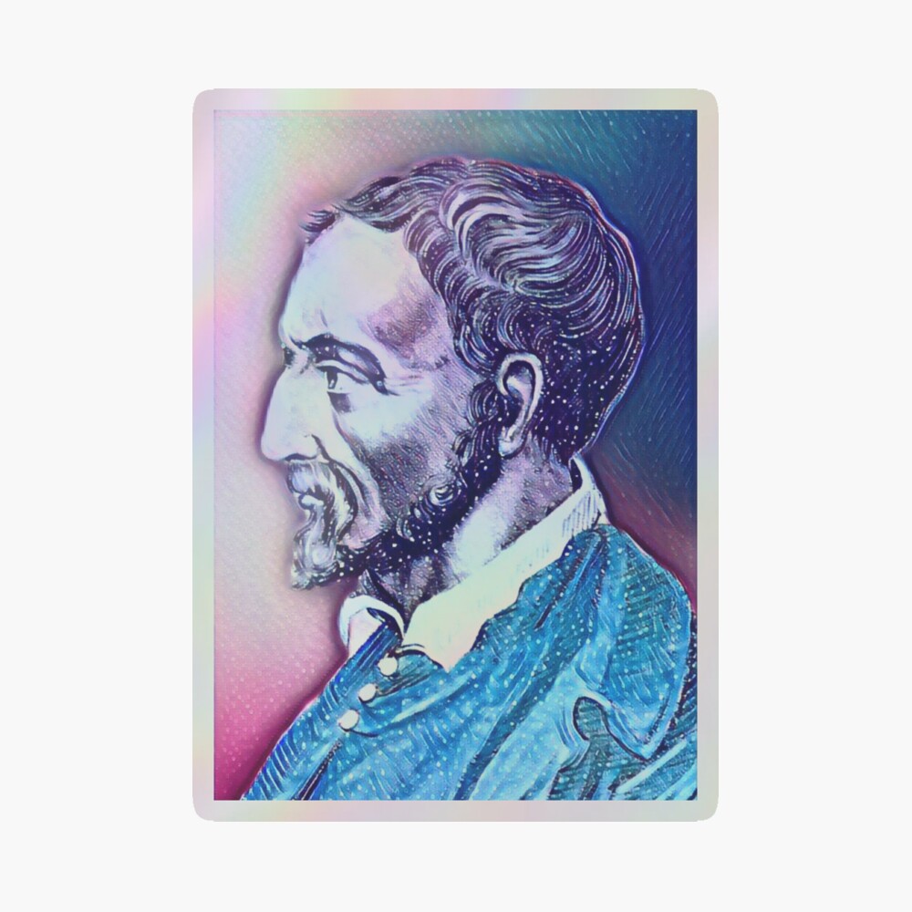 Gerolamo Cardano Artwork | Gerolamo Cardano Portrait | Gerolamo Cardano  Wall Art Greeting Card