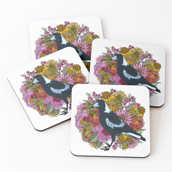 Item preview, Magpie and Wildflower Florals designed and sold by Sketchbook Designs.