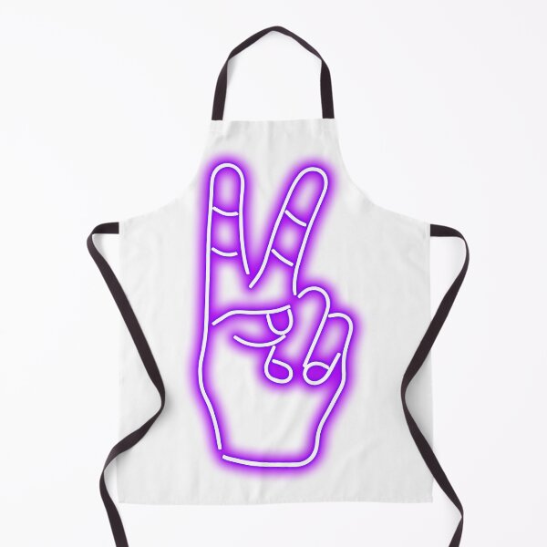 Item preview, Peace Finger Neon Purple Classic designed and sold by yuliafra.