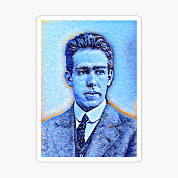 Niels Bohr Artwork Niels Bohr Portrait Niels Bohr Wall Art Sticker For Sale By