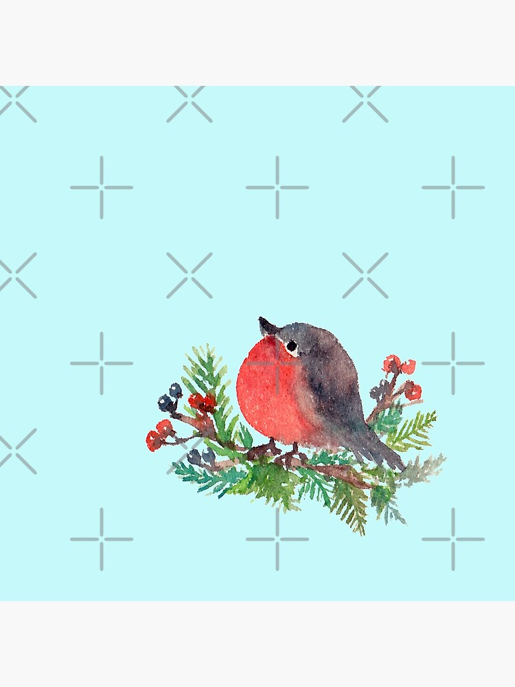 Robin on a winterberry tree by whya
