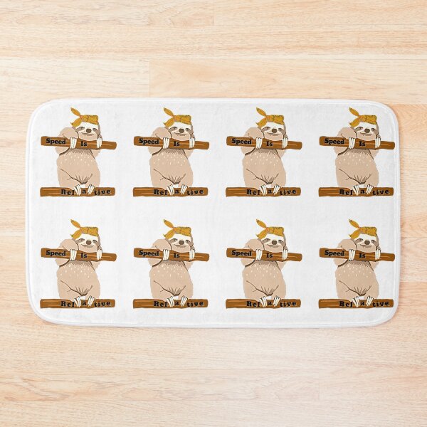 Item preview, Speed Is Relative - Slow Sloth in Nature Funny designed and sold by Digitalme Designs.
