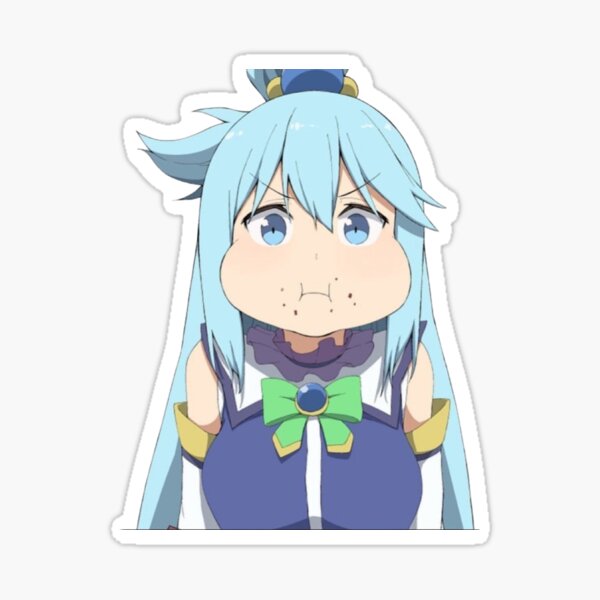 Cry-laugh with the Konosuba Cast: Hilarious Anime Print, Funny Tears of  Kazuma, Aqua, Megumin, and Darkness Sticker for Sale by NewOtaku64