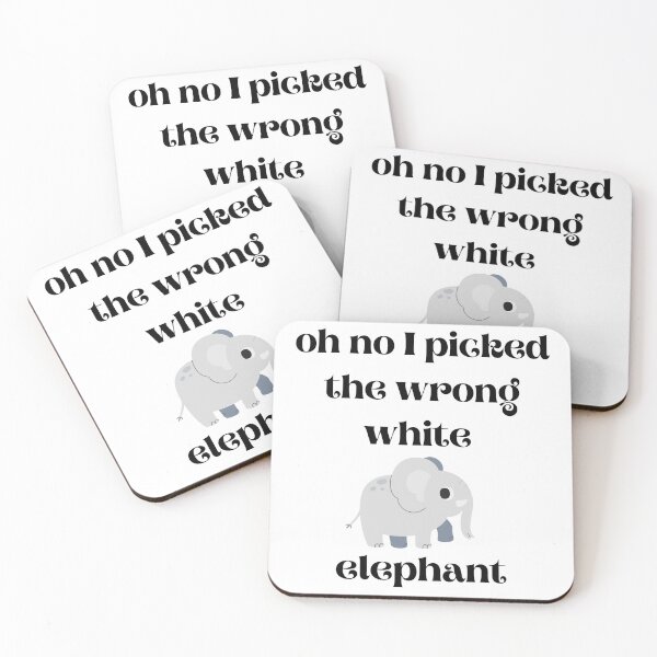 Item preview, Oh No, Wrong White Elephant designed and sold by Annet KY.