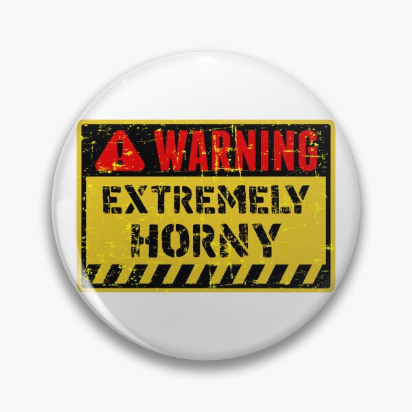 Item preview, human warning label extremely horny designed and sold by ramwebroom.