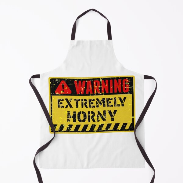 Item preview, human warning label extremely horny designed and sold by ramwebroom.