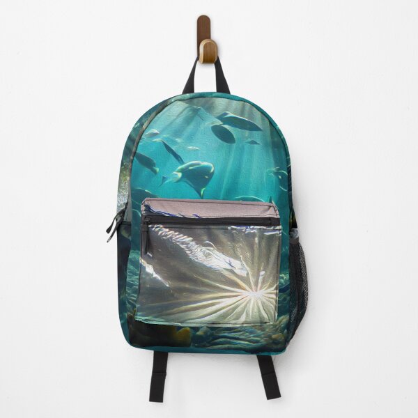 Item preview, Blue Ocean Underwater Life with Sunray Oil Painting designed and sold by Trendy Valley .