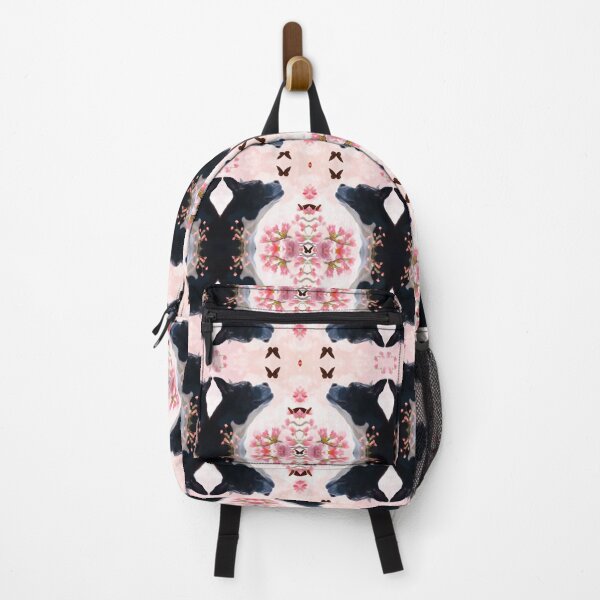 Item preview, Boston Terrier Butterfly Love Black Pink designed and sold by SpiritGifts.