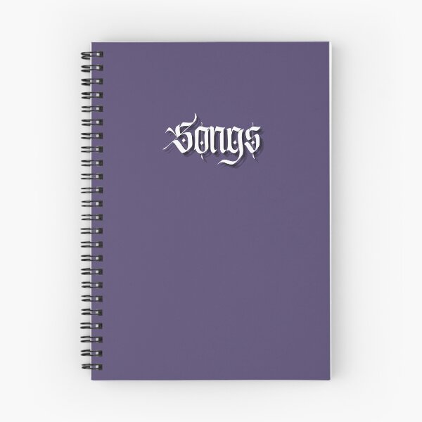 Item preview, Dark Triumph Purple Songs Notebook designed and sold by Ninjakandy.
