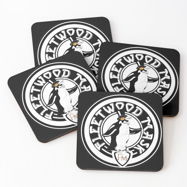 Item preview, Fleetwood Mask Round Classic Penguin Logo designed and sold by Fleetwood Mask - The Fleetwood Mac Tribute.