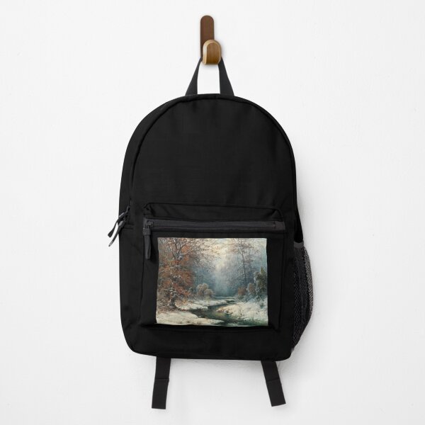 Item preview, Winter scenery - Winter river landscape by Adolf Kaufmann  designed and sold by AR-shop.