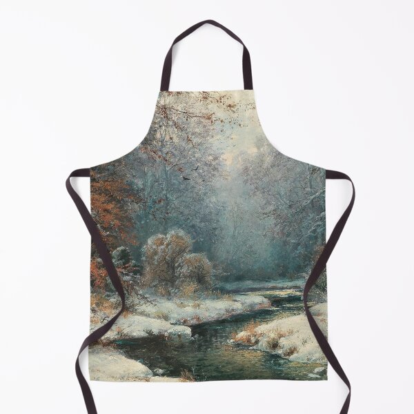 Item preview, Winter scenery - Winter river landscape by Adolf Kaufmann  designed and sold by AR-shop.