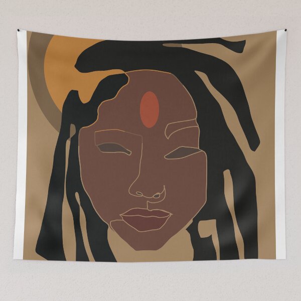 Item preview, Black Woman With Freeform Locs designed and sold by PrintsbyPuleng.