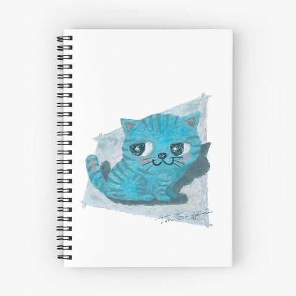 Item preview, Blue kitten designed and sold by Toru Sanogawa.