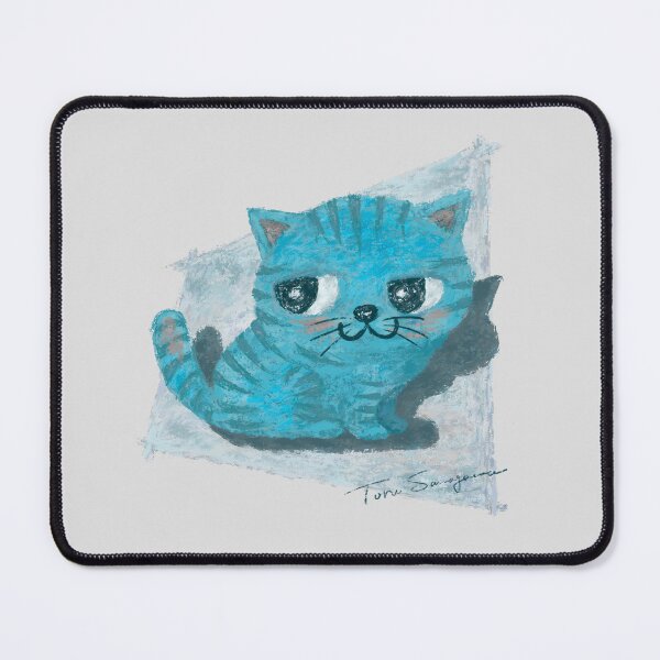 Item preview, Blue kitten designed and sold by Toru Sanogawa.