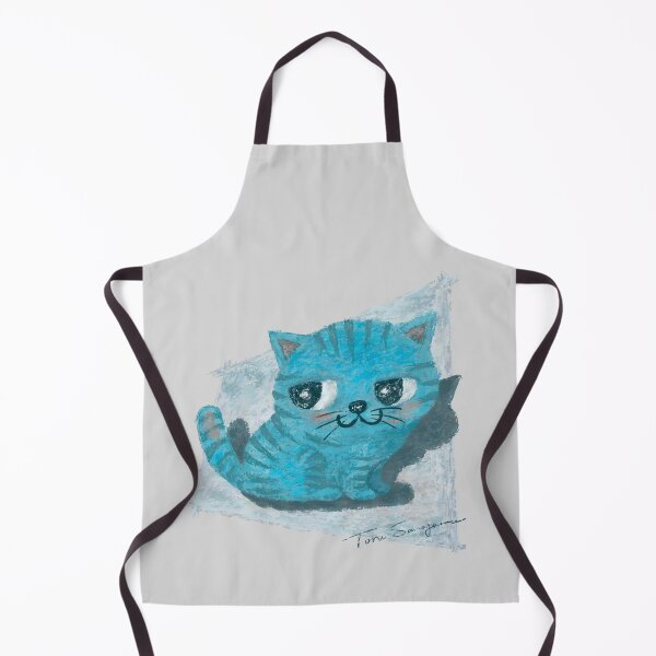 Item preview, Blue kitten designed and sold by Toru Sanogawa.