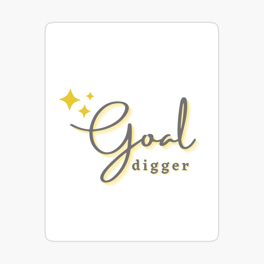 She is a gold digger Sticker for Sale by falcox904