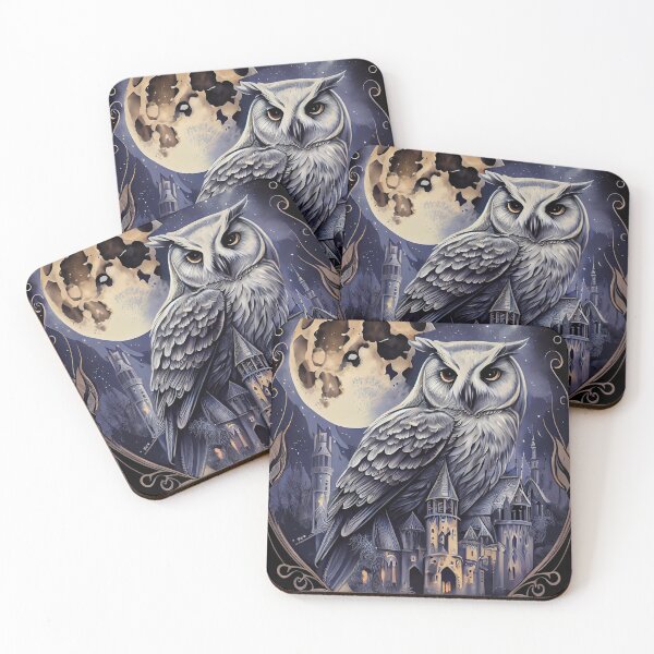 Item preview, Moonlight Owl designed and sold by OccultDreams.