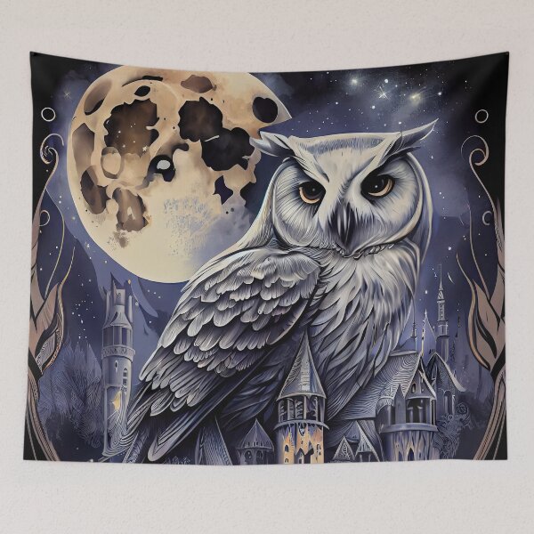 Item preview, Moonlight Owl designed and sold by OccultDreams.