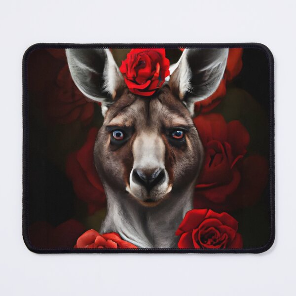 Item preview, Kangaroo lady with red roses designed and sold by J7Simpson.