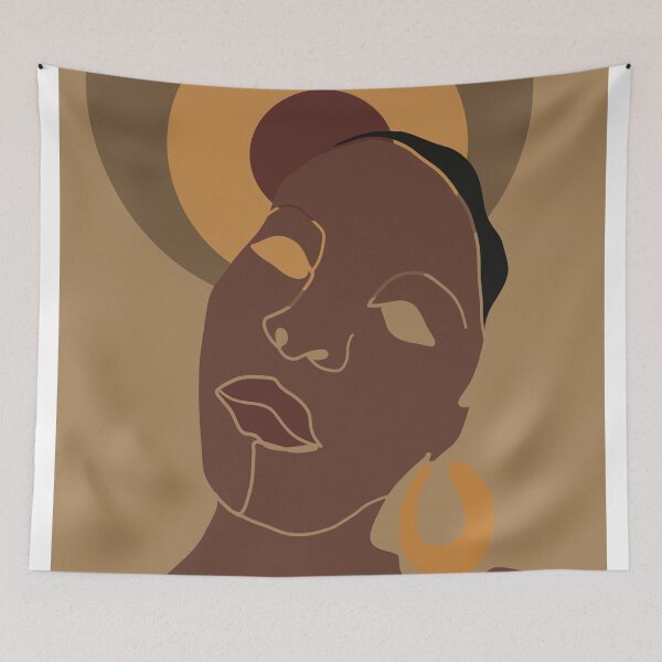 Item preview, Nonbinary Femme With Gold Hoop Earring designed and sold by PrintsbyPuleng.
