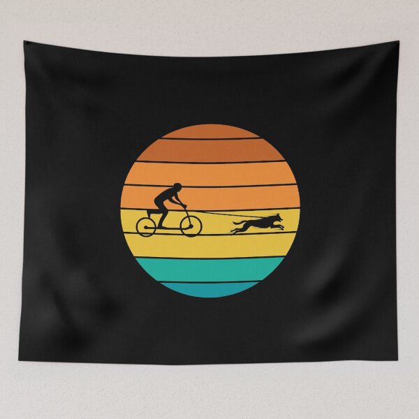 Item preview, Bikejoring DogScooting Dog Sport Bike Bicycle Ride designed and sold by CuteDesigns1.