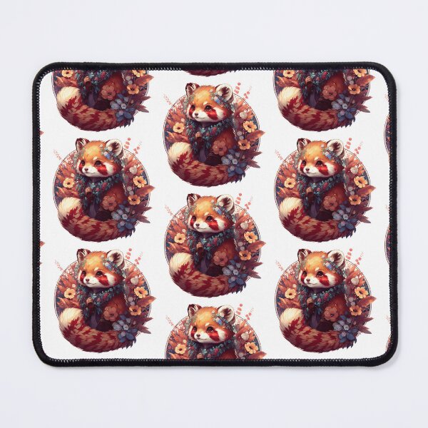 Item preview, Flowered Red Panda designed and sold by MckennaiiShop.