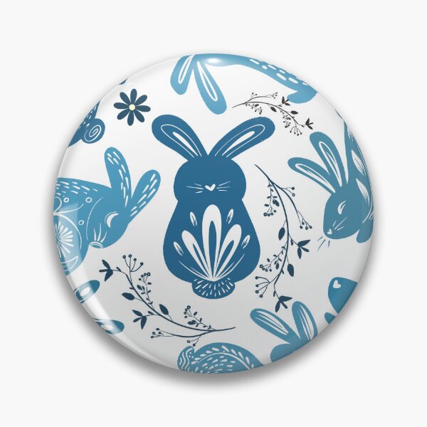 Item preview, Year of the Rabbit 2023 - Blue Rabbits designed and sold by bloodberi.